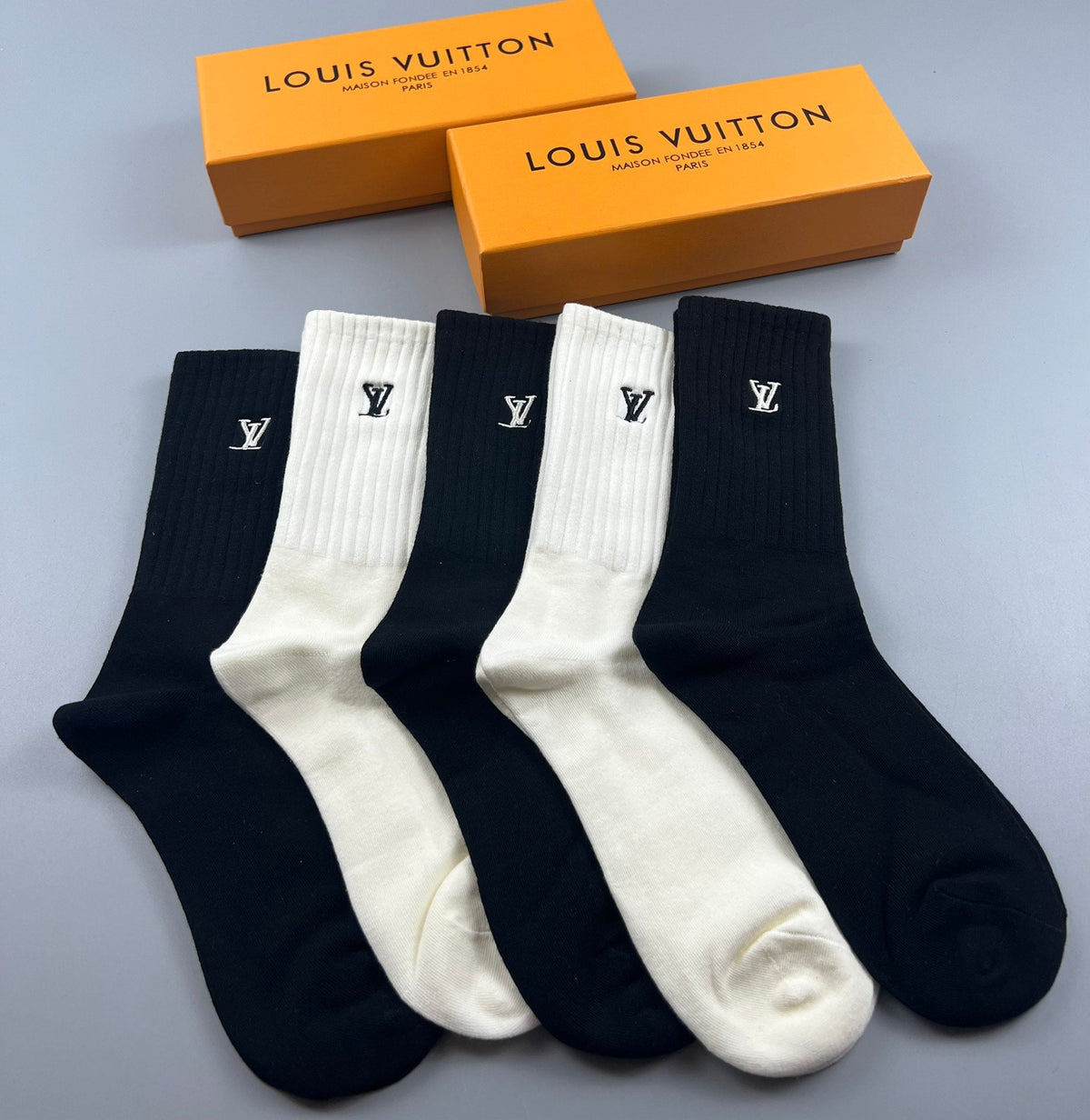 Louis Vuitton Cotton Short Socks - 5-Pair Pack