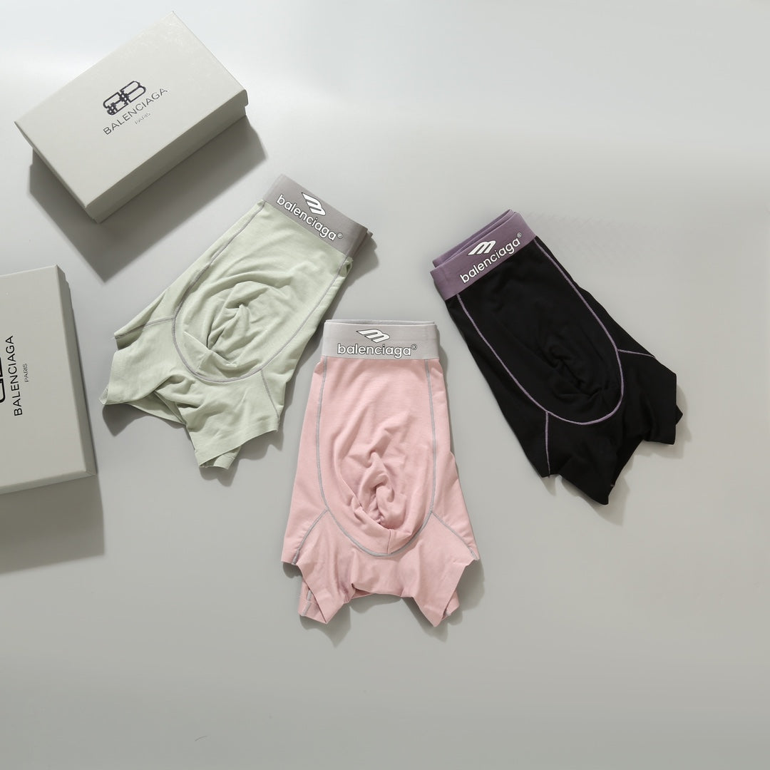 Balenciaga Modal Men's Boxer Briefs - 3-Piece Box