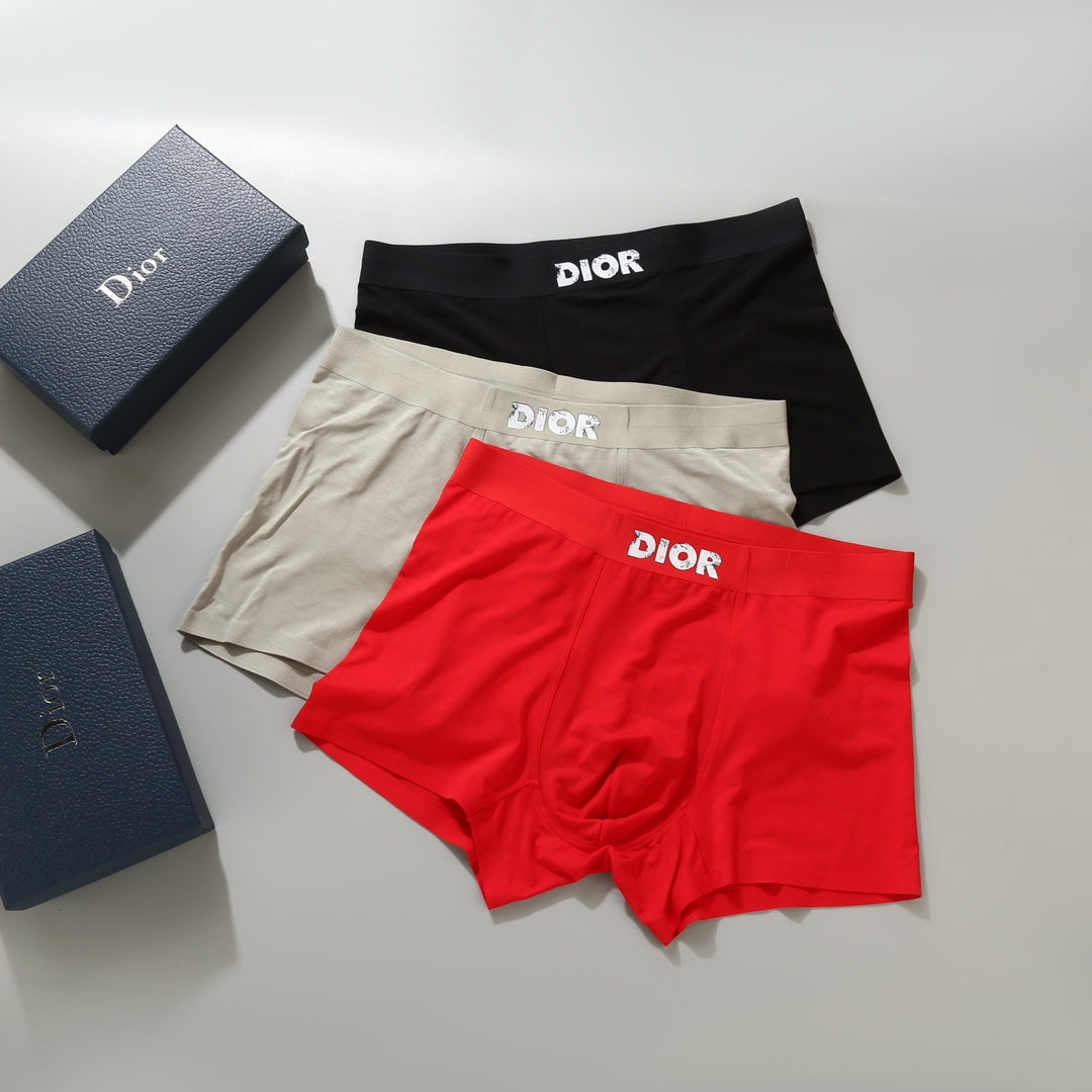 Dior Modal Men's Boxer Briefs - 3-Piece Box
