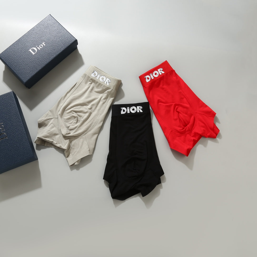 Dior Modal Men's Boxer Briefs - 3-Piece Box