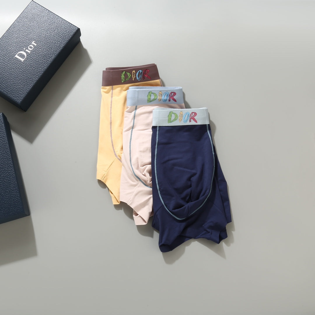 Dior Modal Men's Boxer Briefs - 3-Piece Box