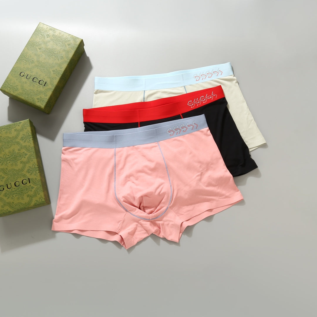Gucci Modal Men's Boxer Briefs - 3-Piece Box