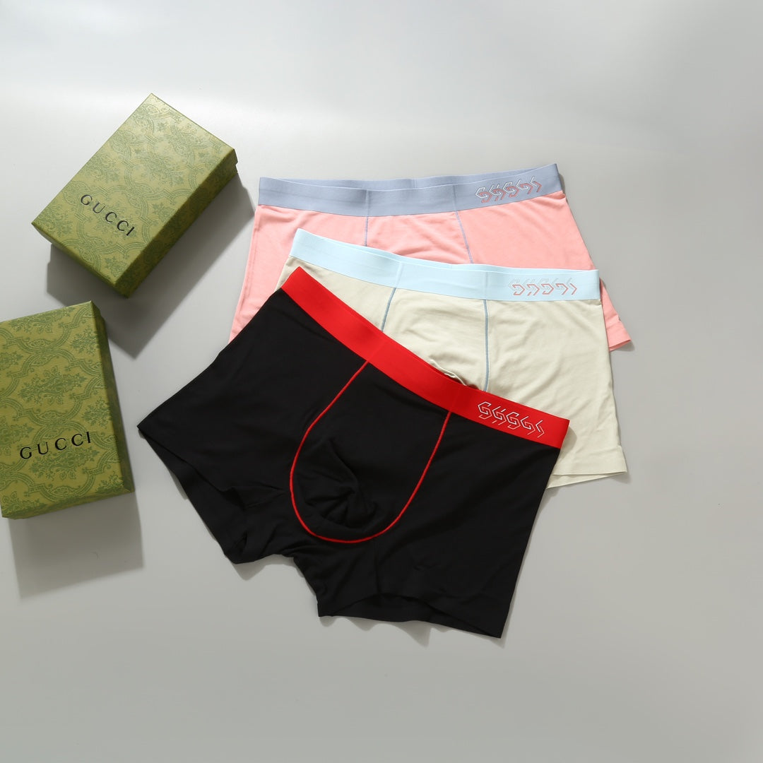 Gucci Modal Men's Boxer Briefs - 3-Piece Box