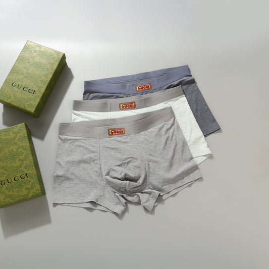 Gucci Nylon Blend Men's Boxer Briefs - 3-Piece Box