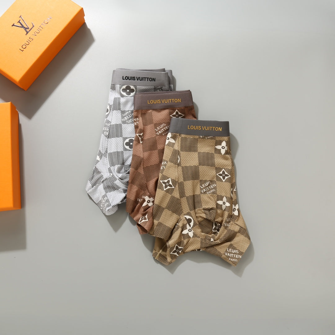 Louis Vuitton Modal Blend Men's Underwear - Box of 3