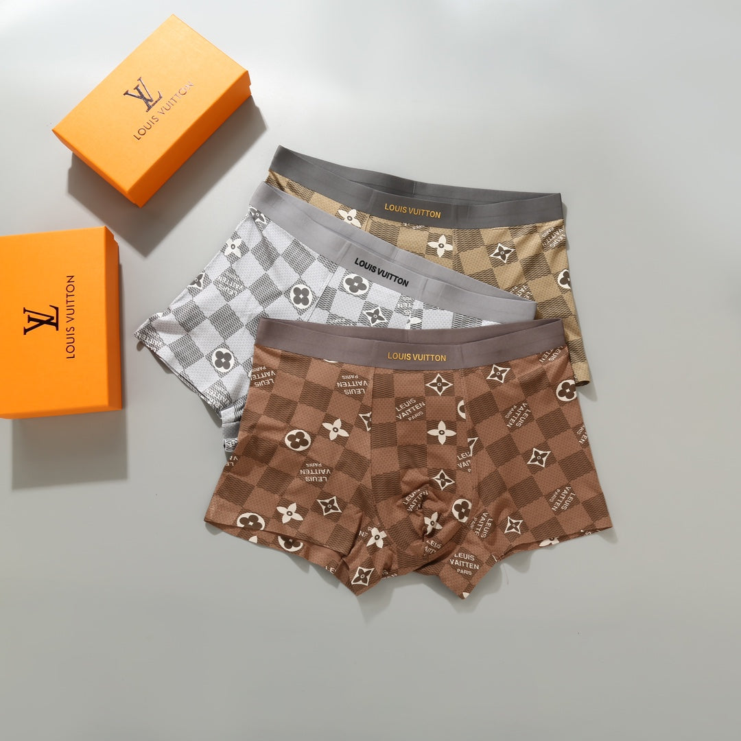 Louis Vuitton Modal Blend Men's Underwear - Box of 3