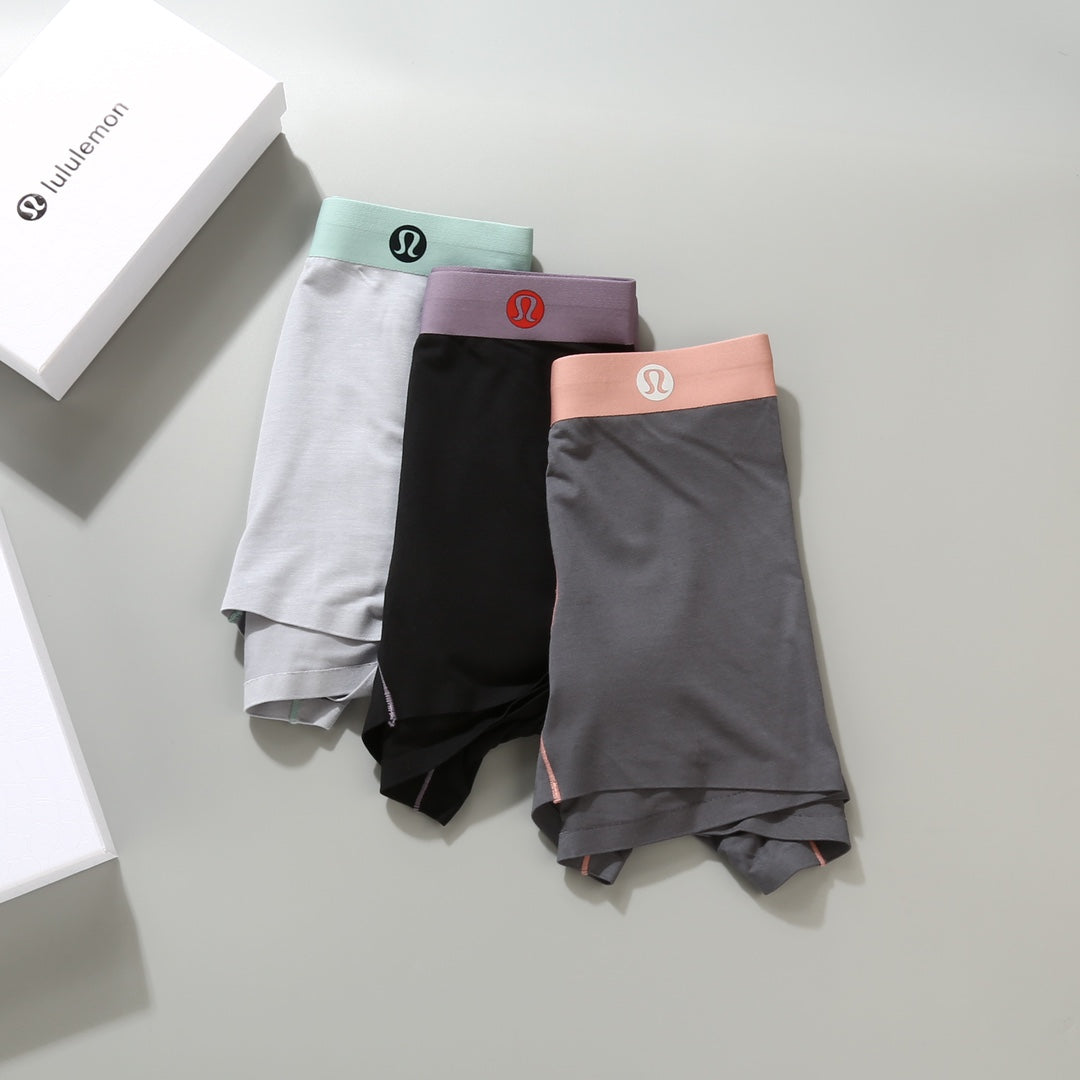 Lululemon Pastel Colour Tonal Waistbands Men's Boxer Briefs - 3-Piece Box