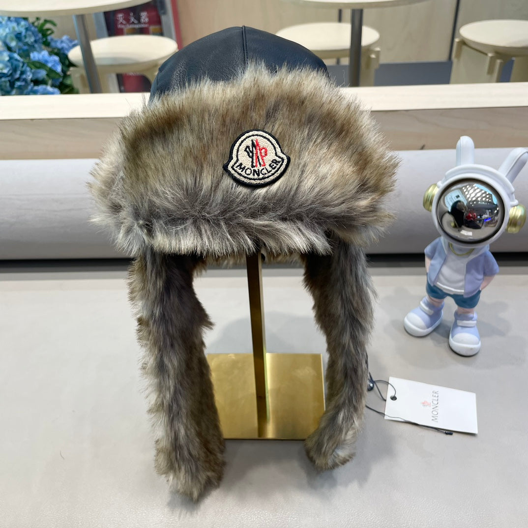 Moncler Plush Earflap Hat - image 7