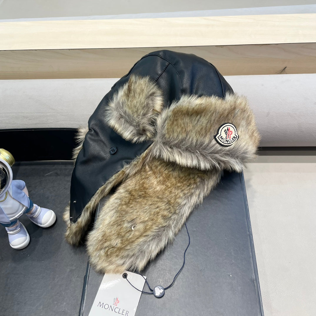 Moncler Plush Earflap Hat - image 2