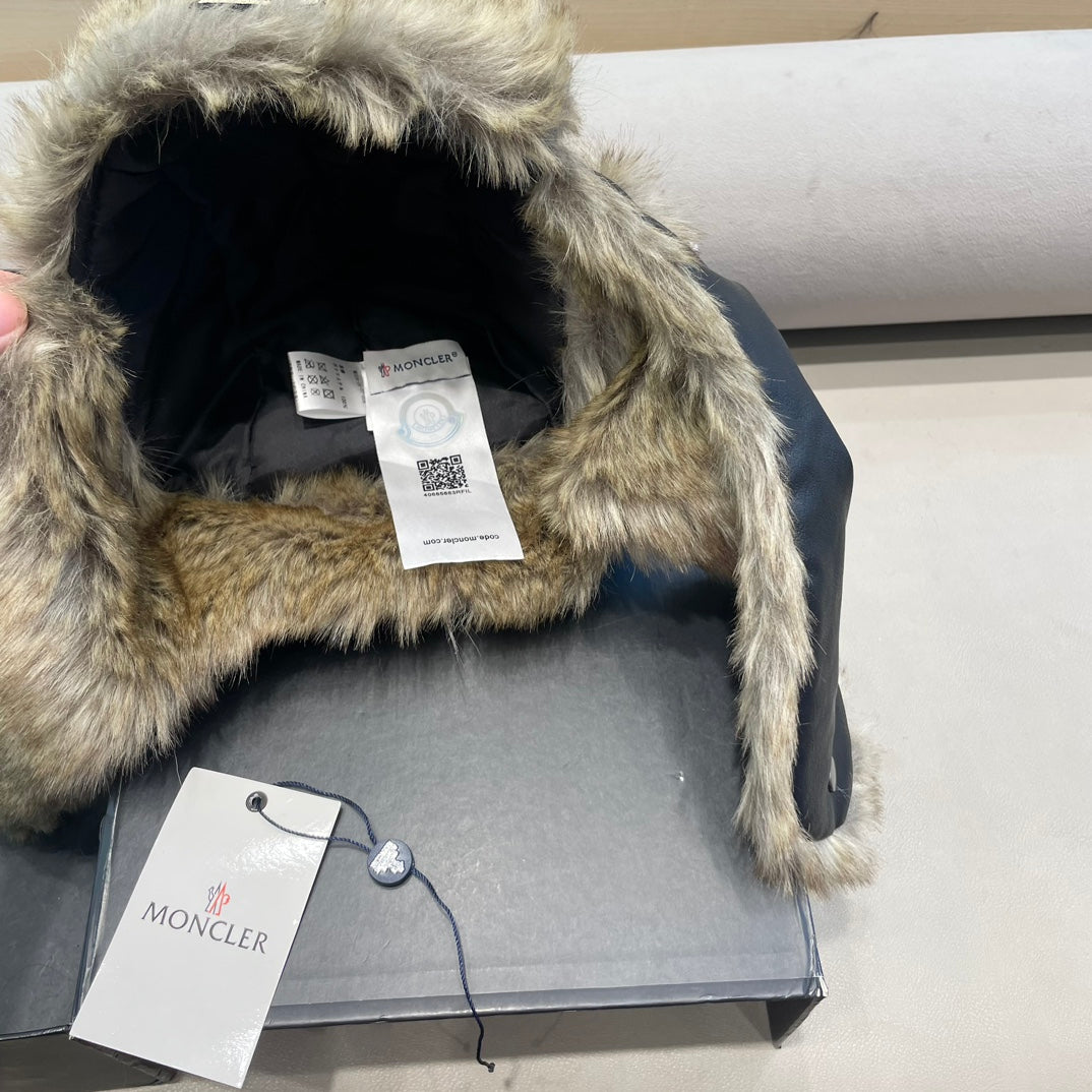 Moncler Plush Earflap Hat - image 6