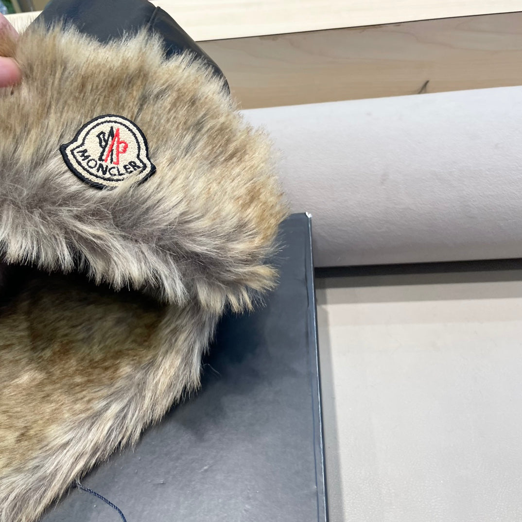 Moncler Plush Earflap Hat - image 3