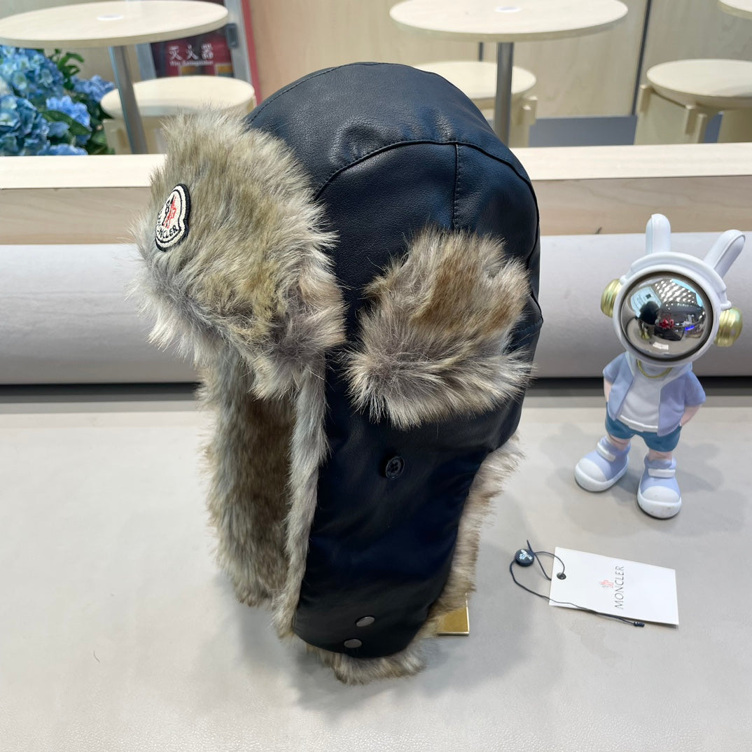 Moncler Plush Earflap Hat - image 8