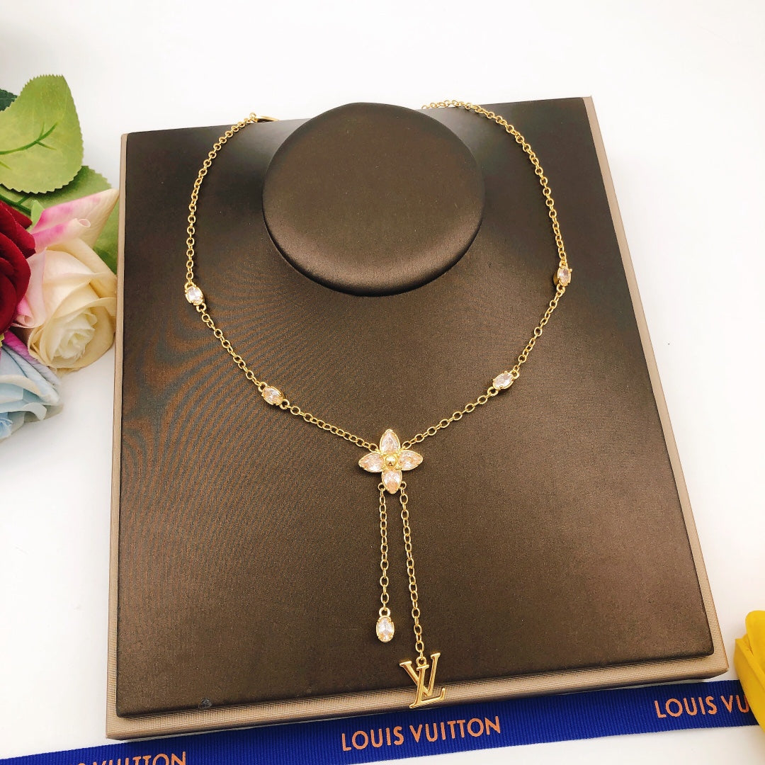 Martin Graham pendant necklace in polished metal-tone – main product view