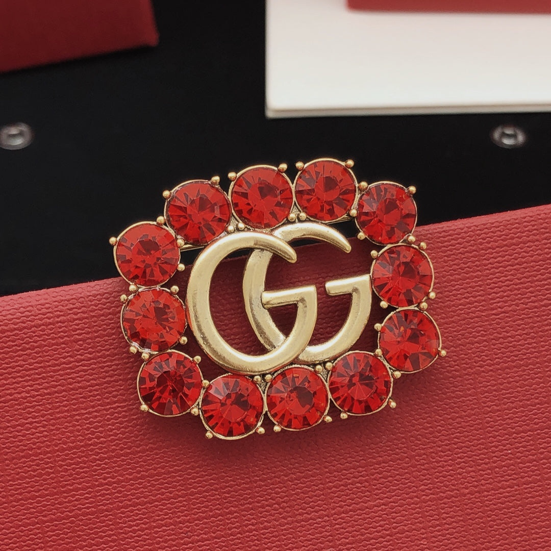 Martin Graham brooch in polished metal-tone – main product view