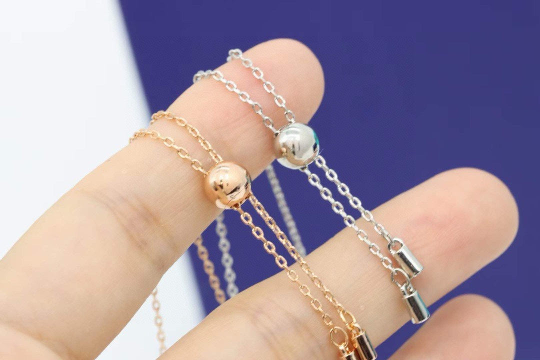 Martin Graham bracelet in polished metal-tone – styled product view