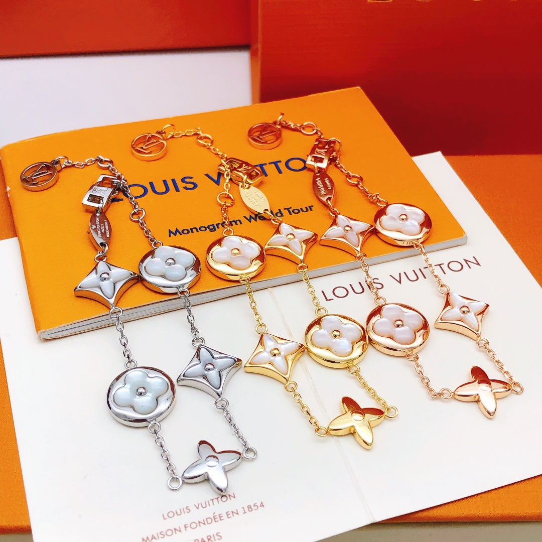 Martin Graham bracelet in polished metal-tone – styled product view
