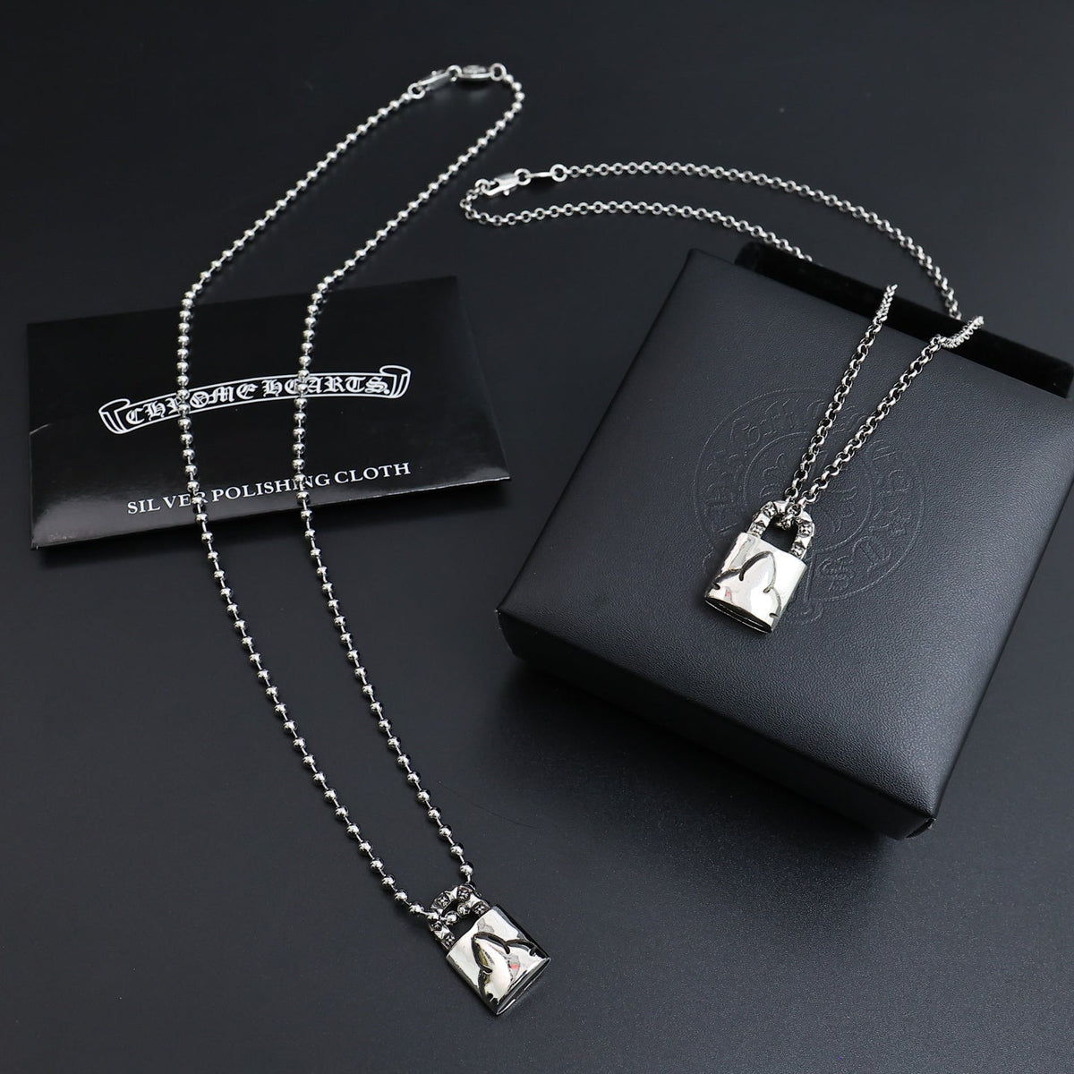 Martin Graham pendant necklace in polished metal-tone – main product view