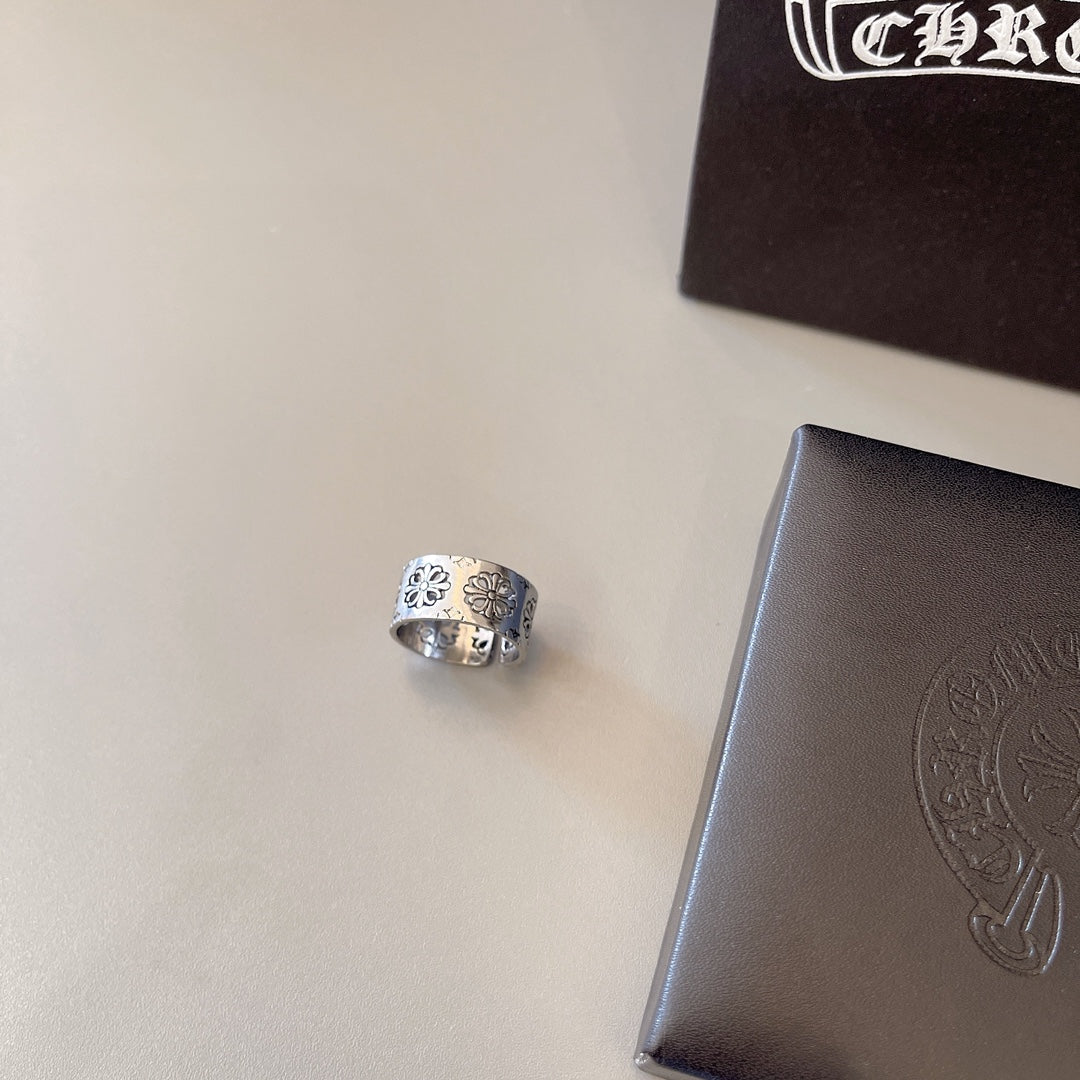 Martin Graham ring in polished metal-tone – front product view