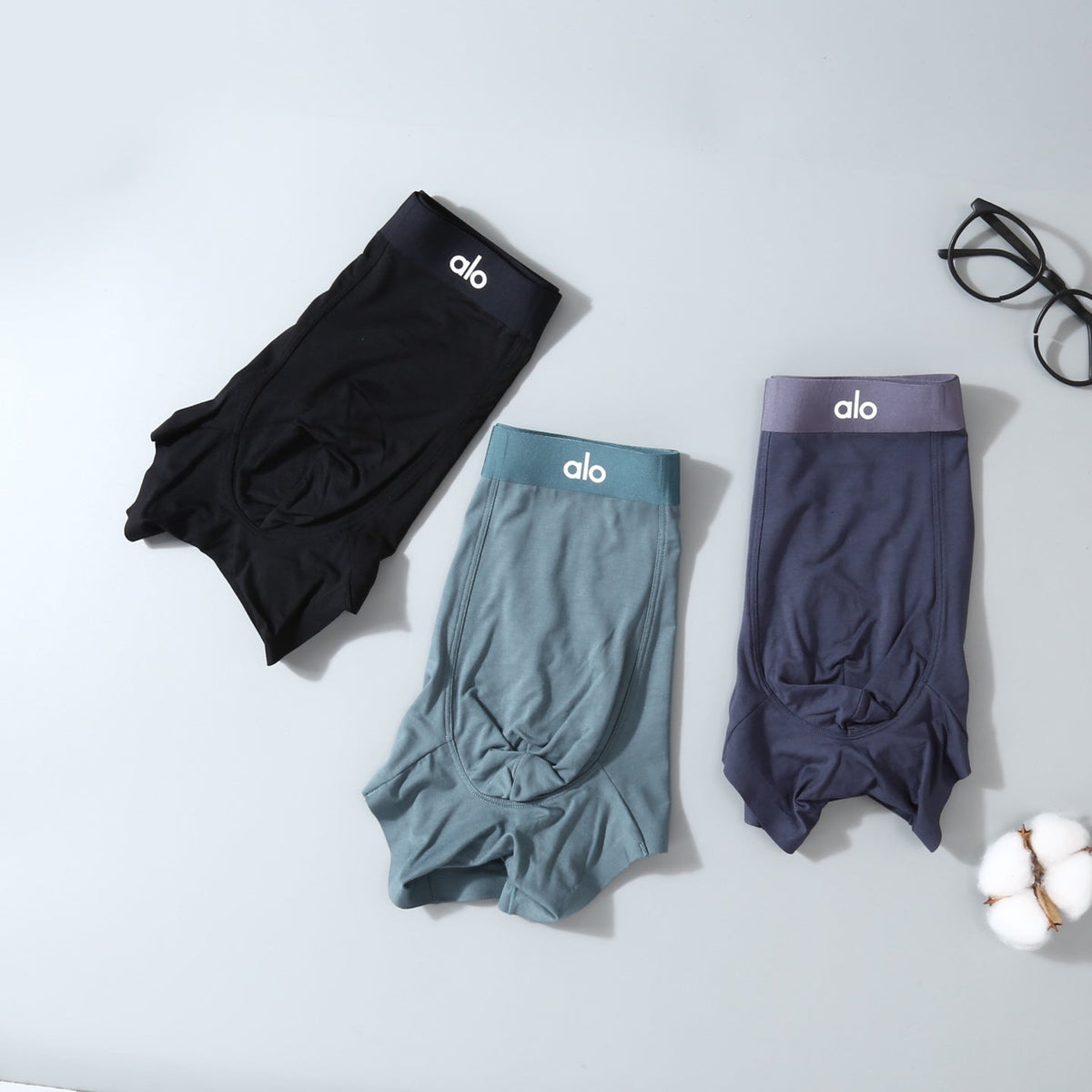 Alo Tonal Waistband Men's Trunk Underwear - 3-Piece Box