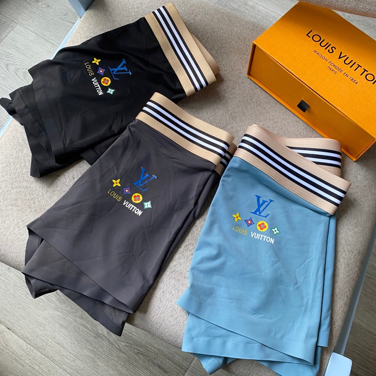 Louis Vuitton Ice-Silk Men's Boxer Briefs - 3-Piece Box