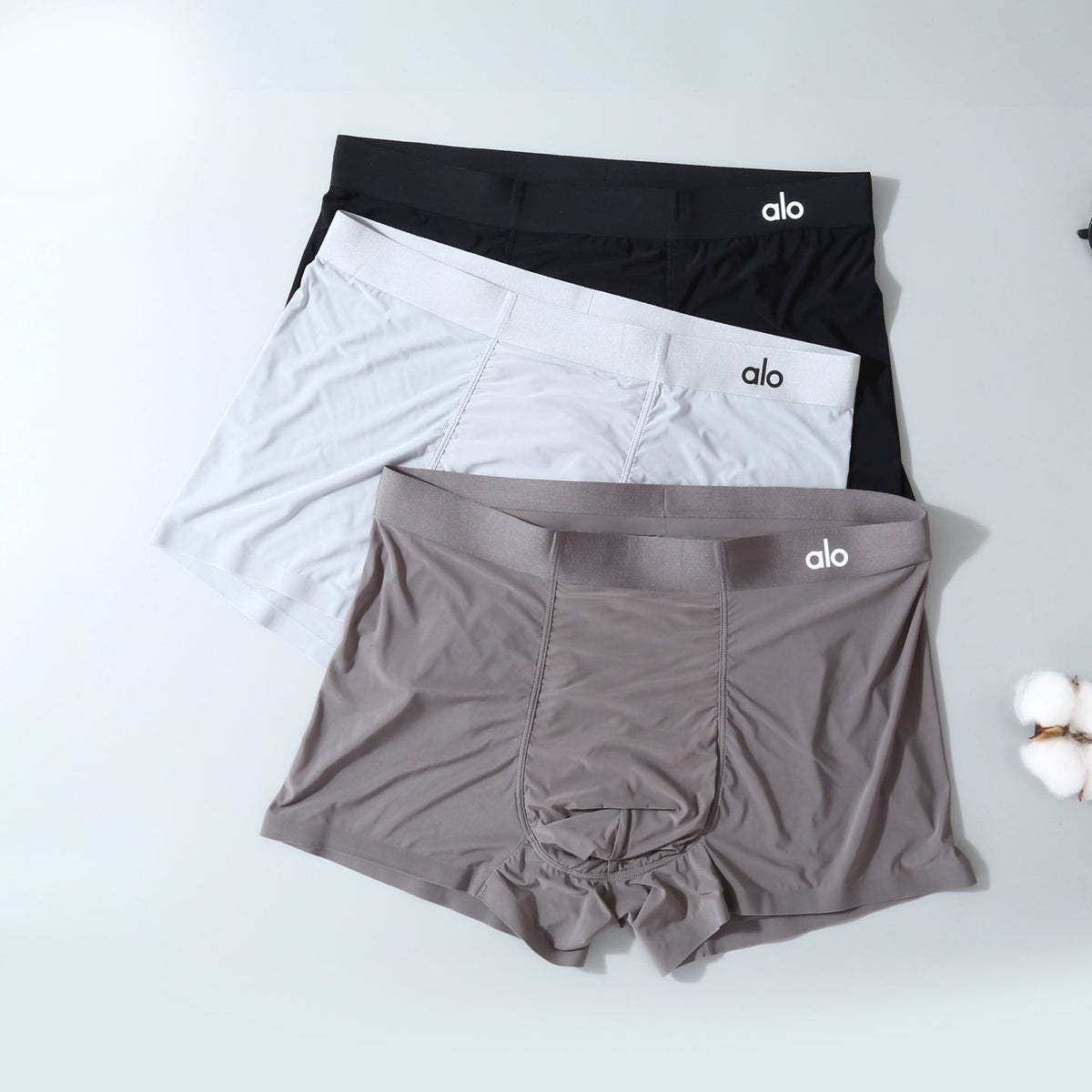 Alo Minimal Logo Men's Trunk Underwear - 3-Piece Box
