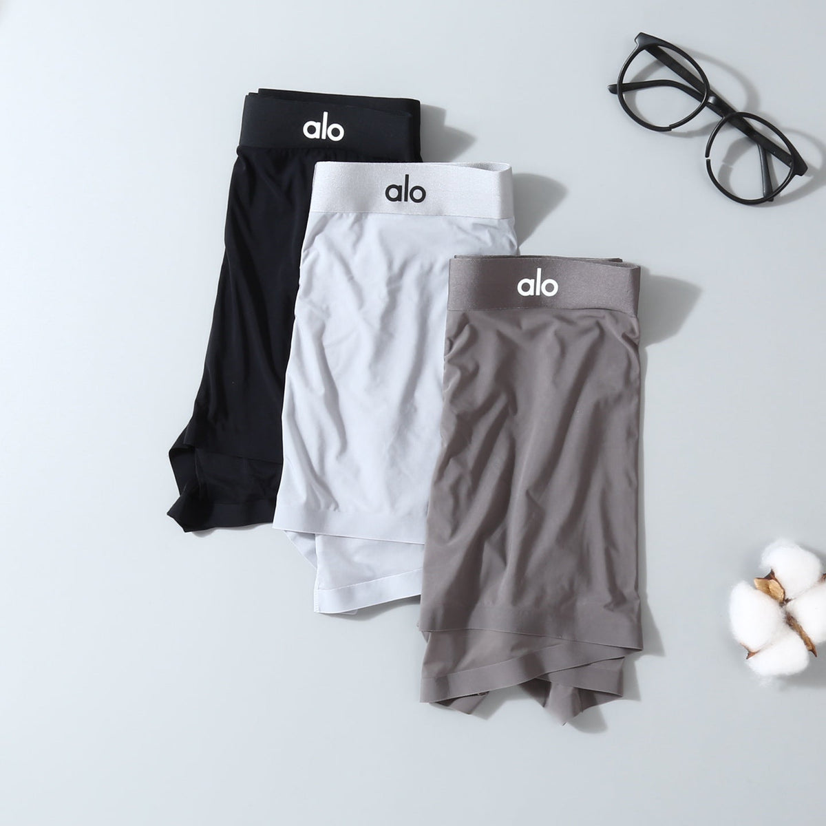 Alo Minimal Logo Men's Trunk Underwear - 3-Piece Box