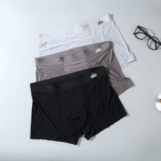 Alo Minimal Logo Men's Trunk Underwear - 3-Piece Box