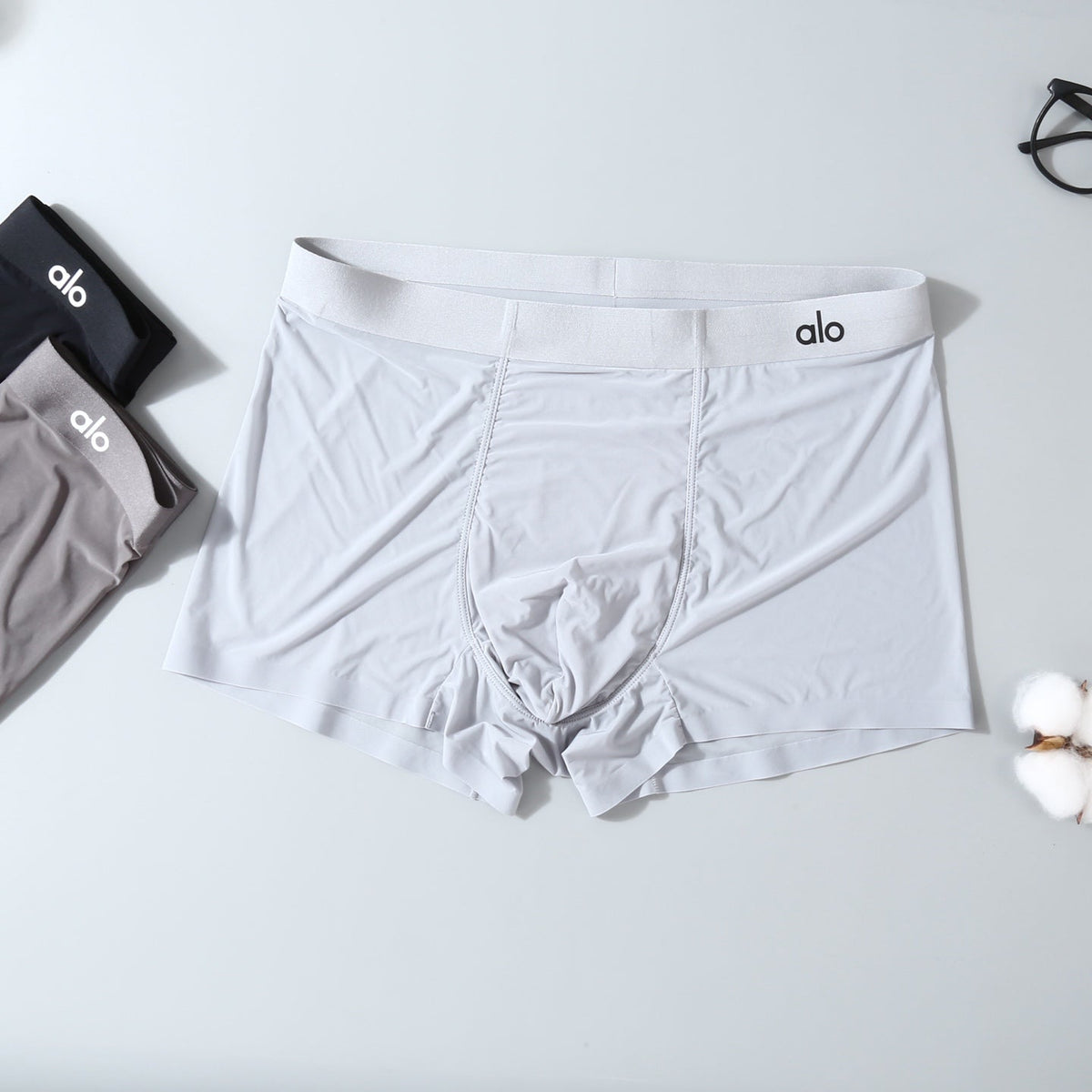 Alo Minimal Logo Men's Trunk Underwear - 3-Piece Box