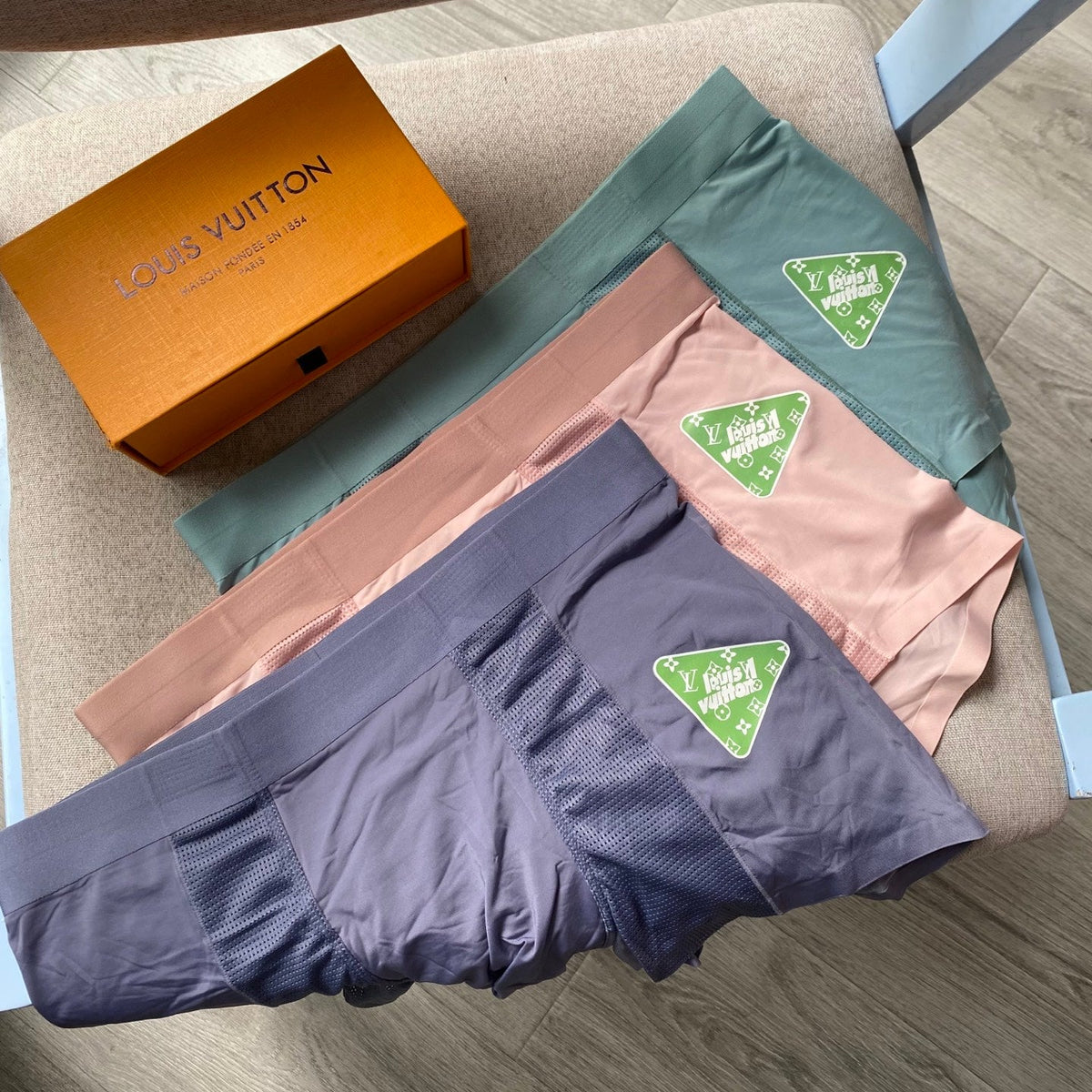 Louis Vuitton Pastel Multi-Colour Men's Boxer Briefs - 3-Piece Box