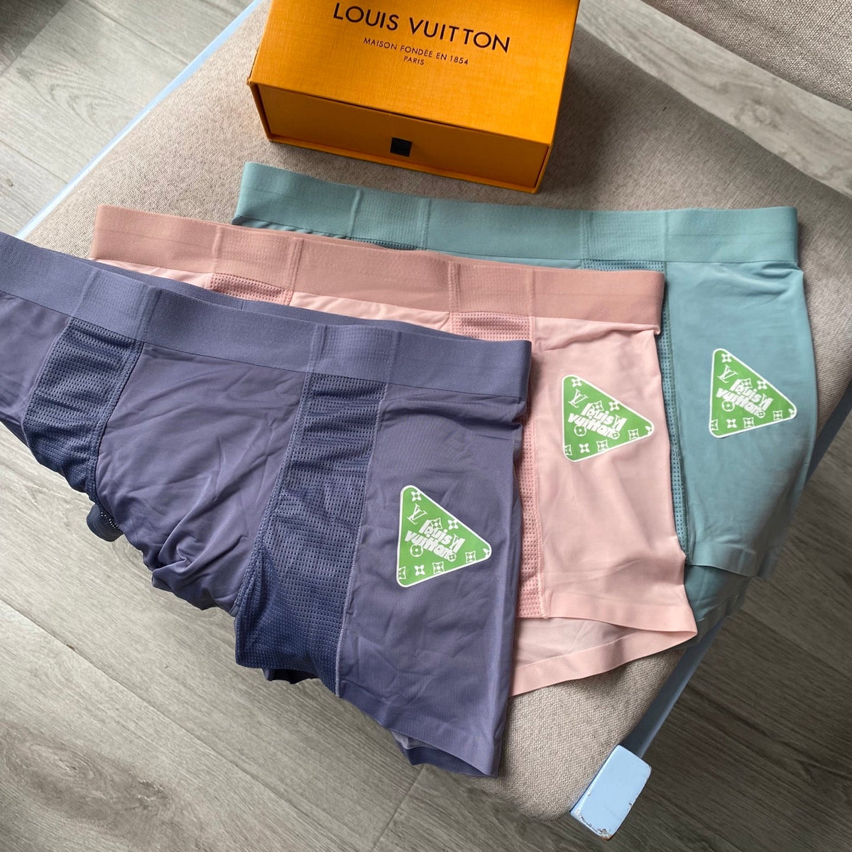 Louis Vuitton Pastel Multi-Colour Men's Boxer Briefs - 3-Piece Box