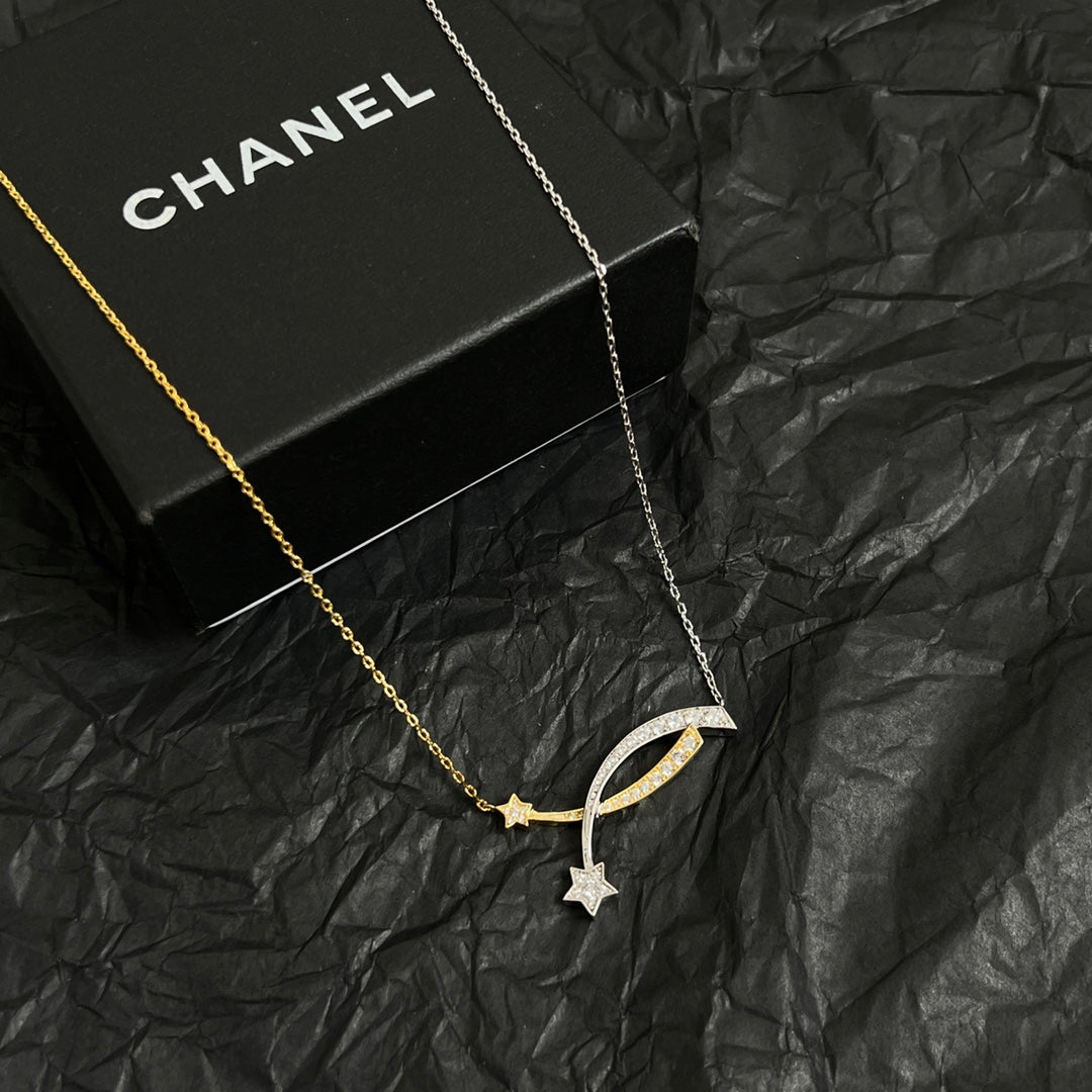 Martin Graham pendant necklace in polished metal-tone – main product view