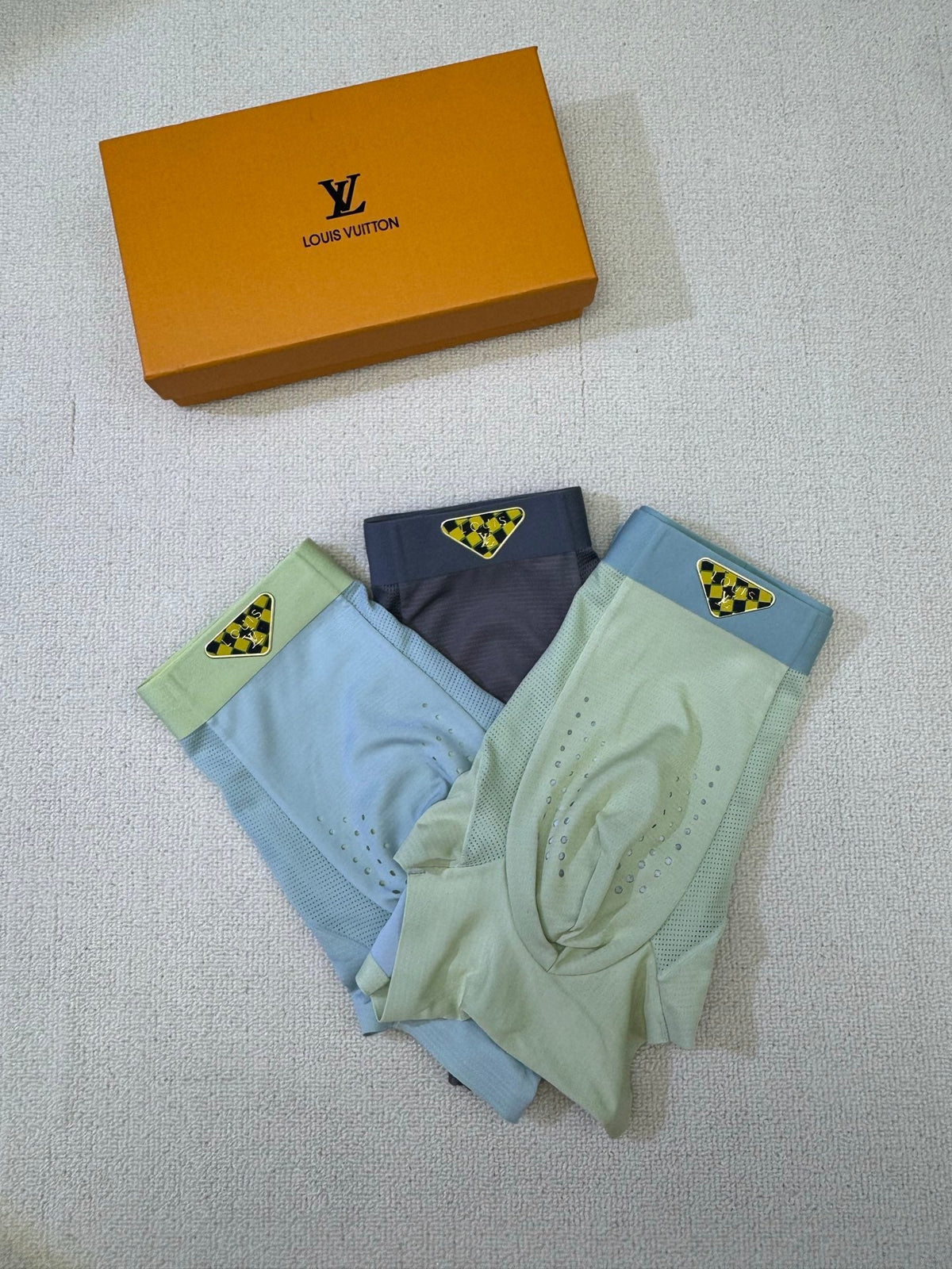 Louis Vuitton Nylon Blend Men's Boxer Briefs - 3-Piece Box