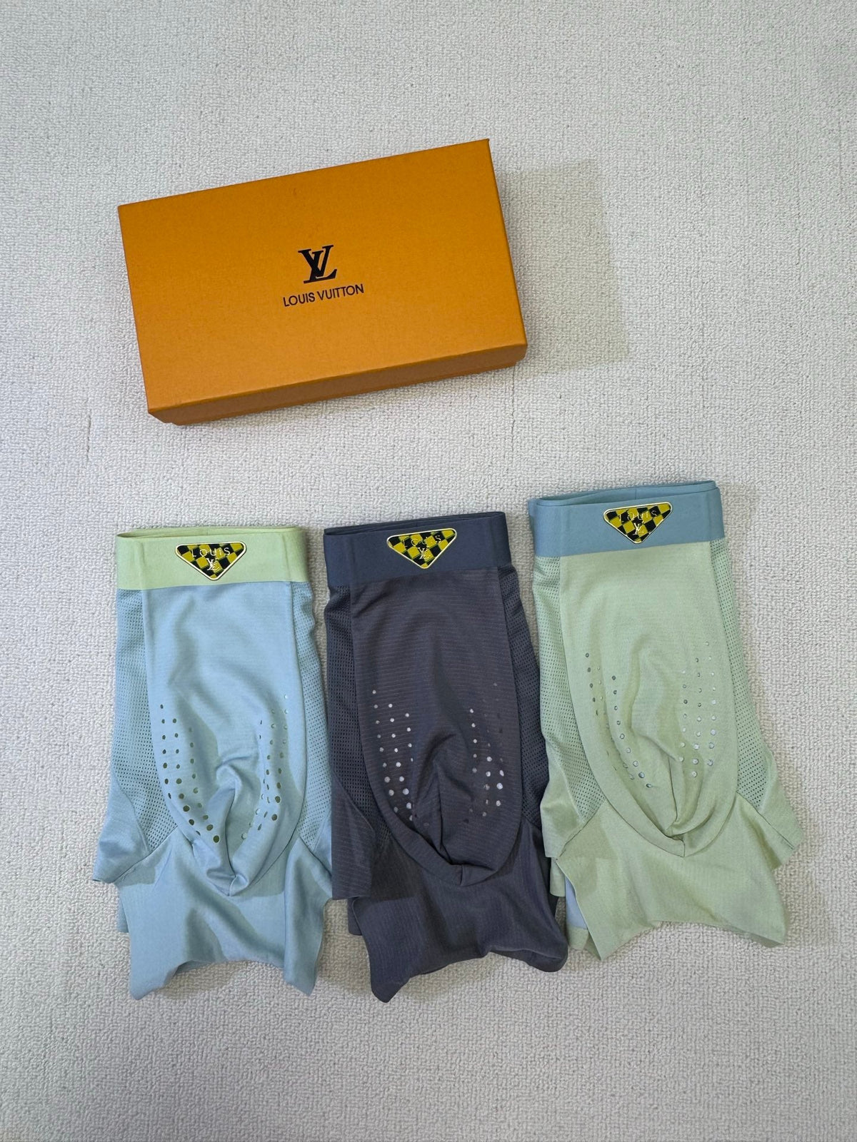 Louis Vuitton Nylon Blend Men's Boxer Briefs - 3-Piece Box