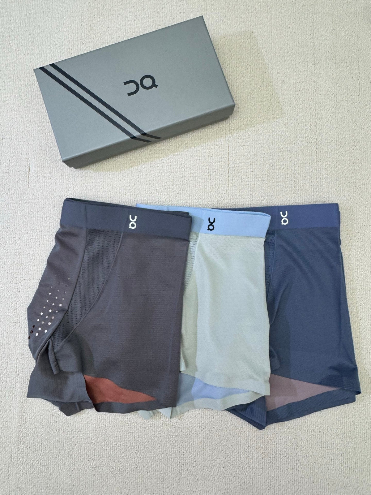 Nylon Blend Men's Boxer Briefs - 3-Piece Box