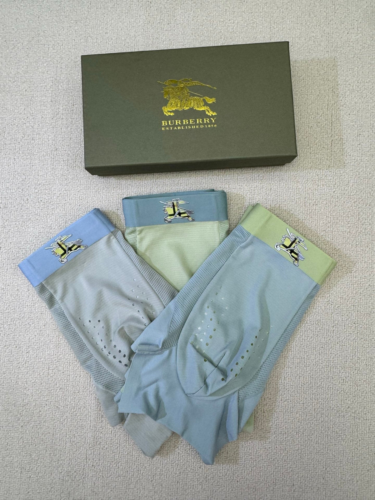 Nylon Blend Men's Boxer Briefs - 3-Piece Box