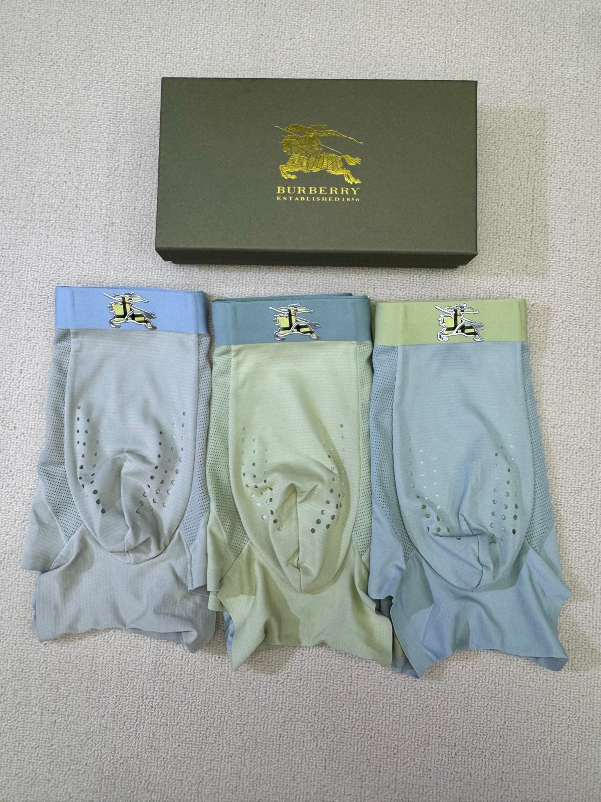 Nylon Blend Men's Boxer Briefs - 3-Piece Box