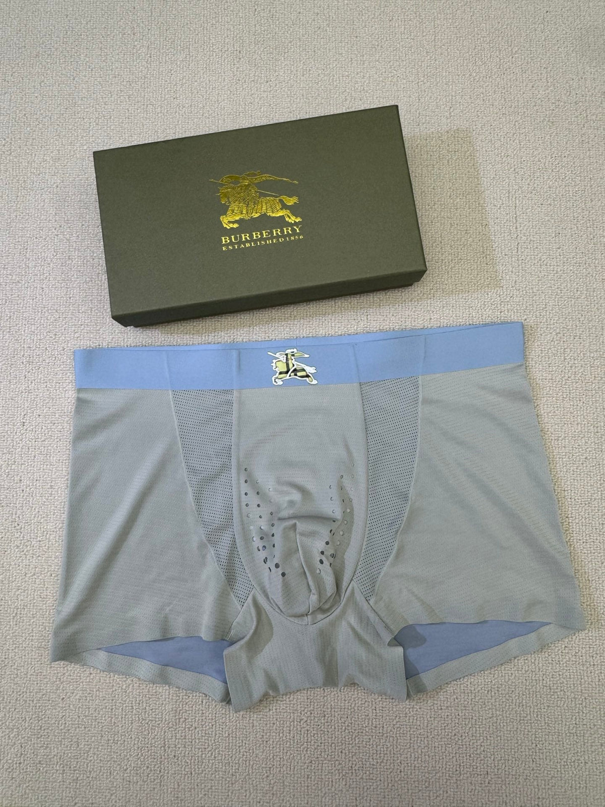 Burberry Nylon Blend Men's Boxer Briefs - 3-Piece Box