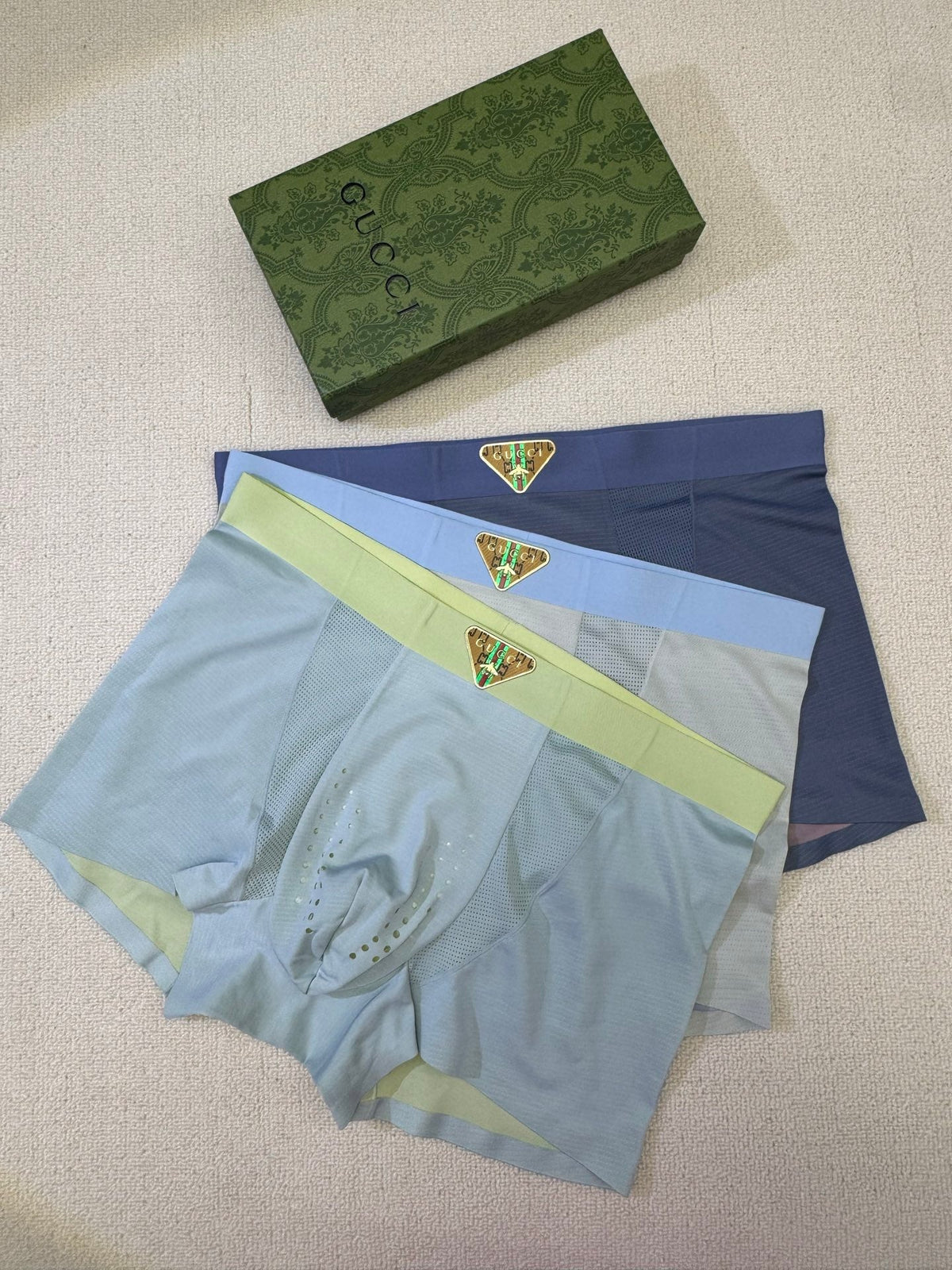 Gucci Modal Men's Boxer Briefs - 3-Piece Box