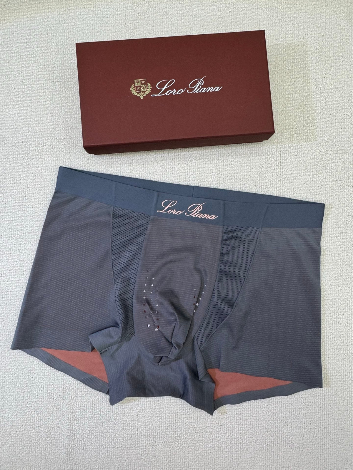 Nylon Blend Men's Boxer Briefs - 3-Piece Box