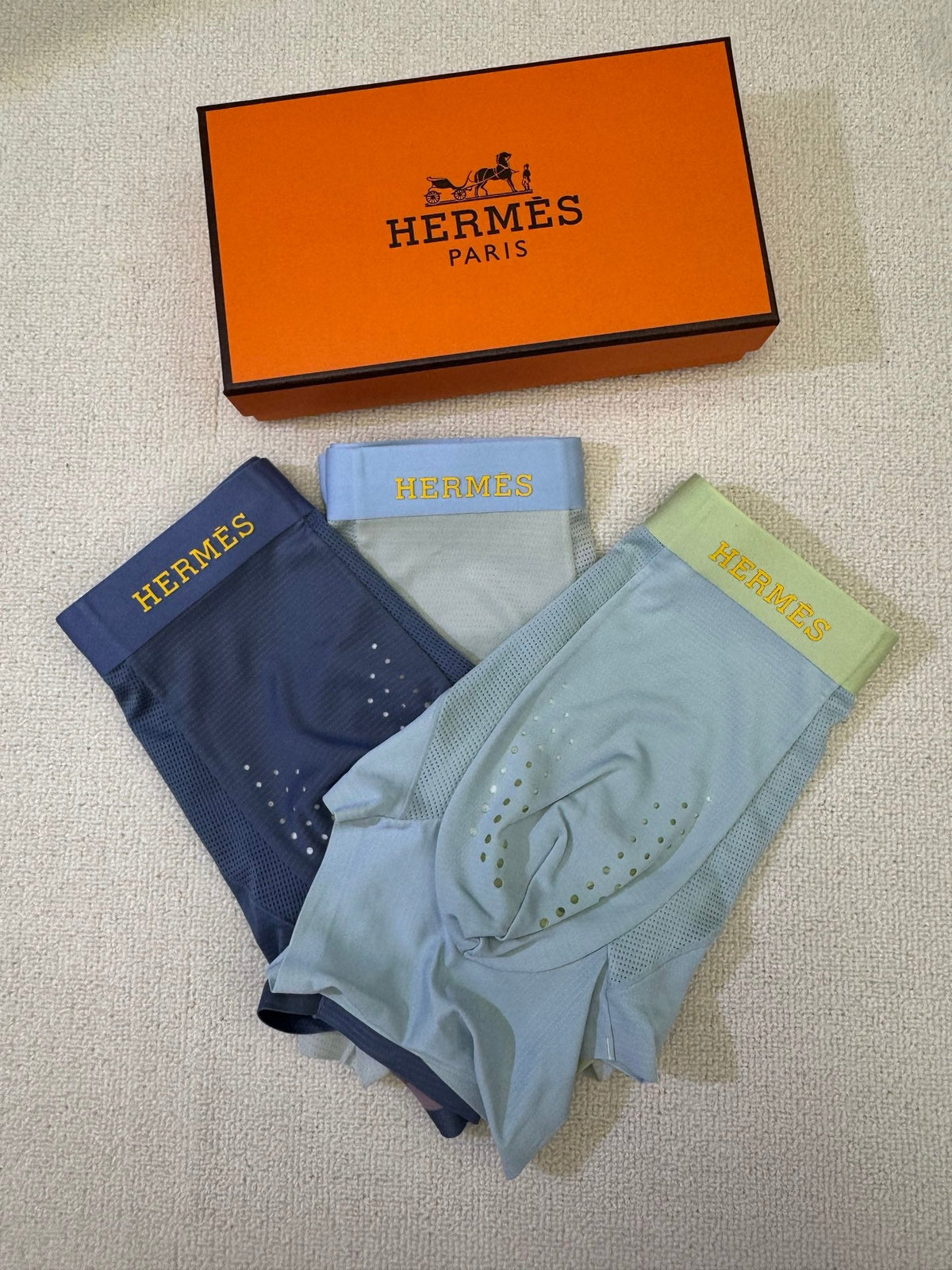 Hermes Men's Boxer Briefs - 3-Piece Box