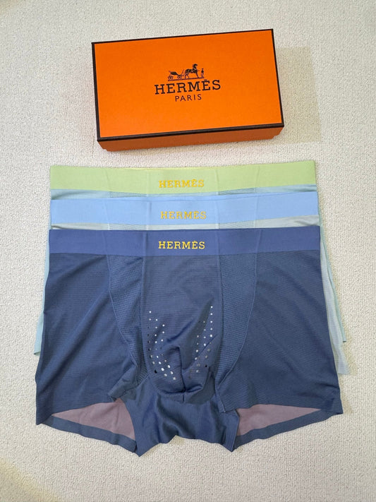 Hermes Men's Boxer Briefs - 3-Piece Box