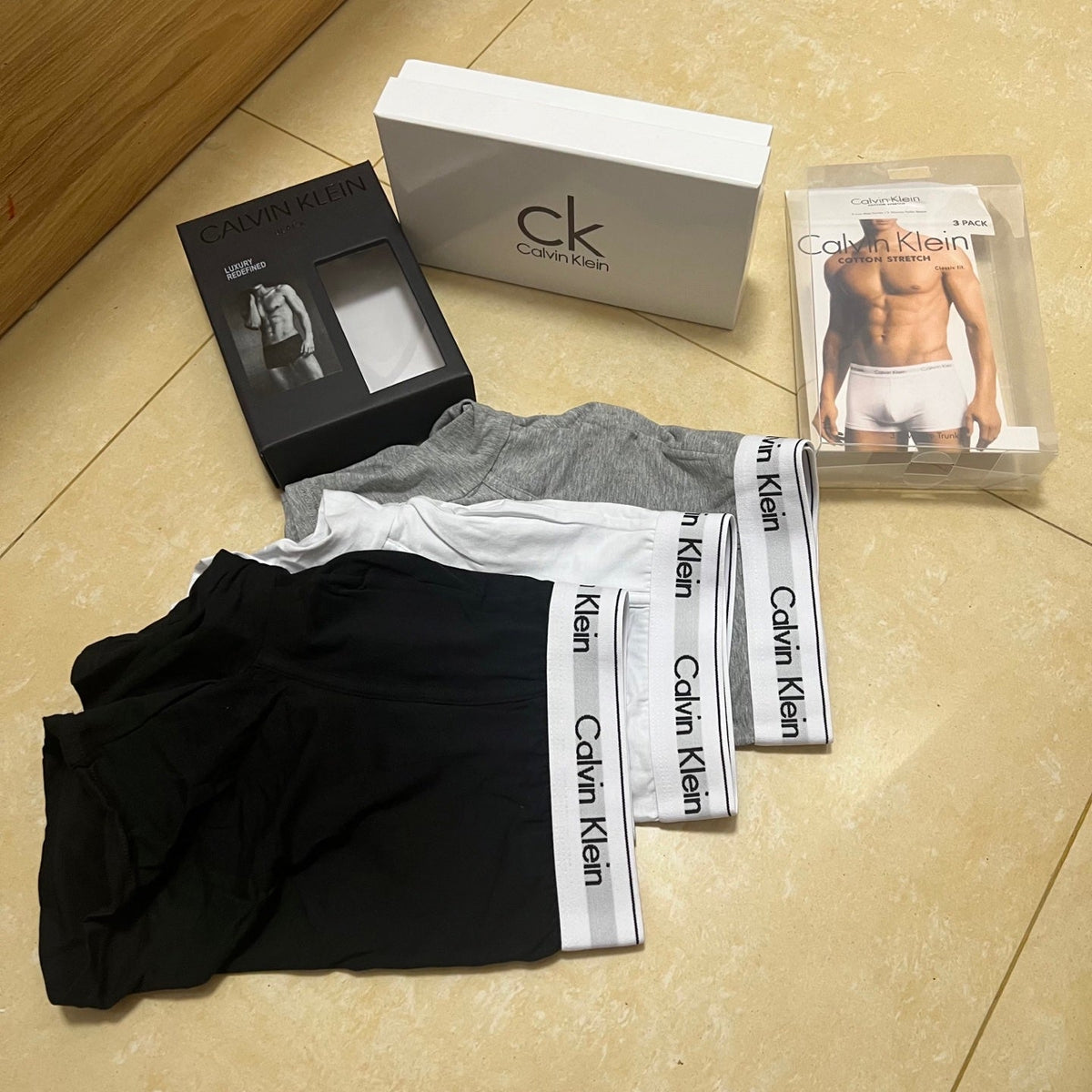 Calvin Klein Men's Boxer Briefs - 3-Piece Box