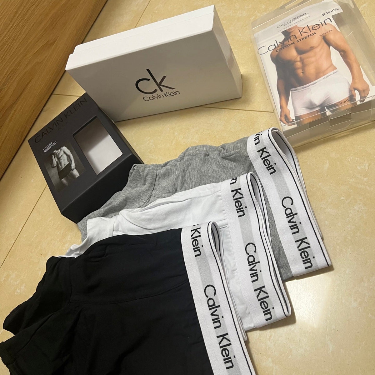 Calvin Klein Men's Boxer Briefs - 3-Piece Box