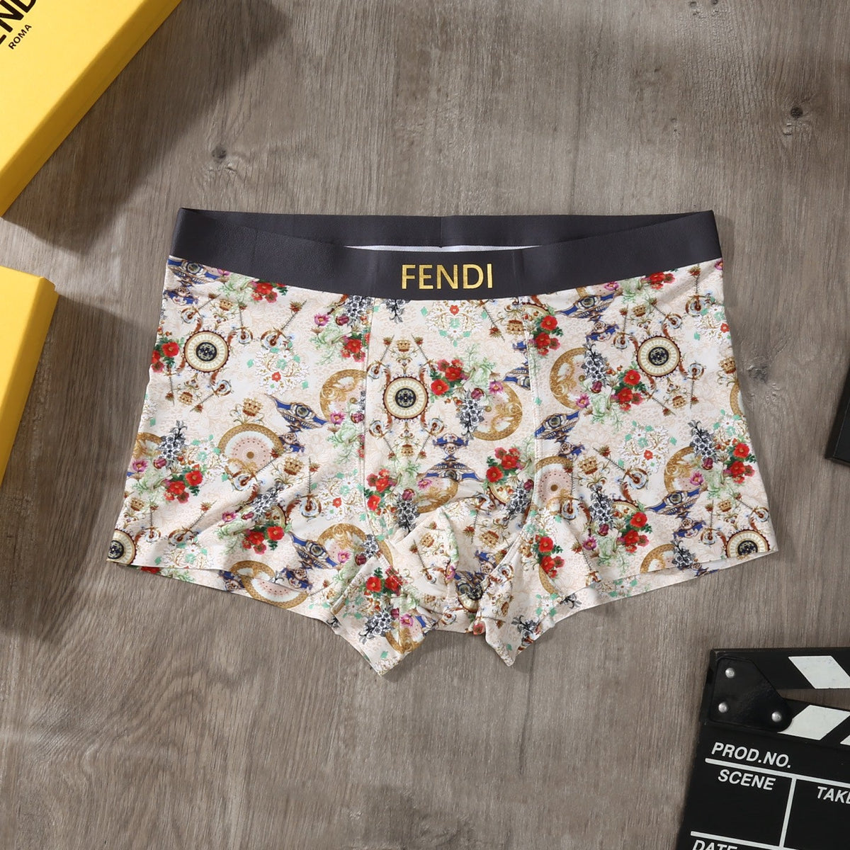 Fendi Ice-Silk Men's Boxer Briefs - 3-Piece Box