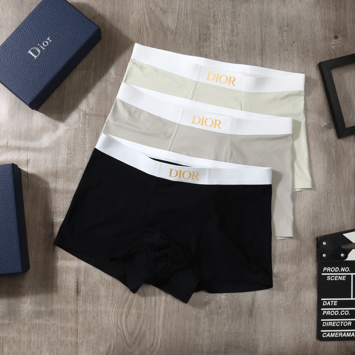 Dior Ice-Silk Men's Boxer Briefs - 3-Piece Box