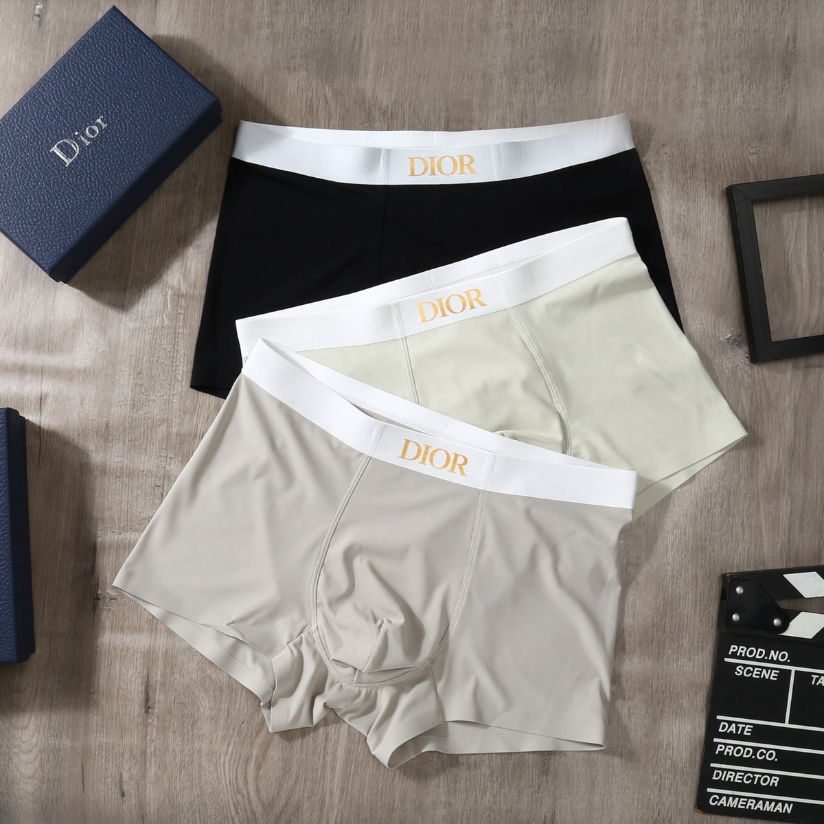 Dior Ice-Silk Men's Boxer Briefs - 3-Piece Box
