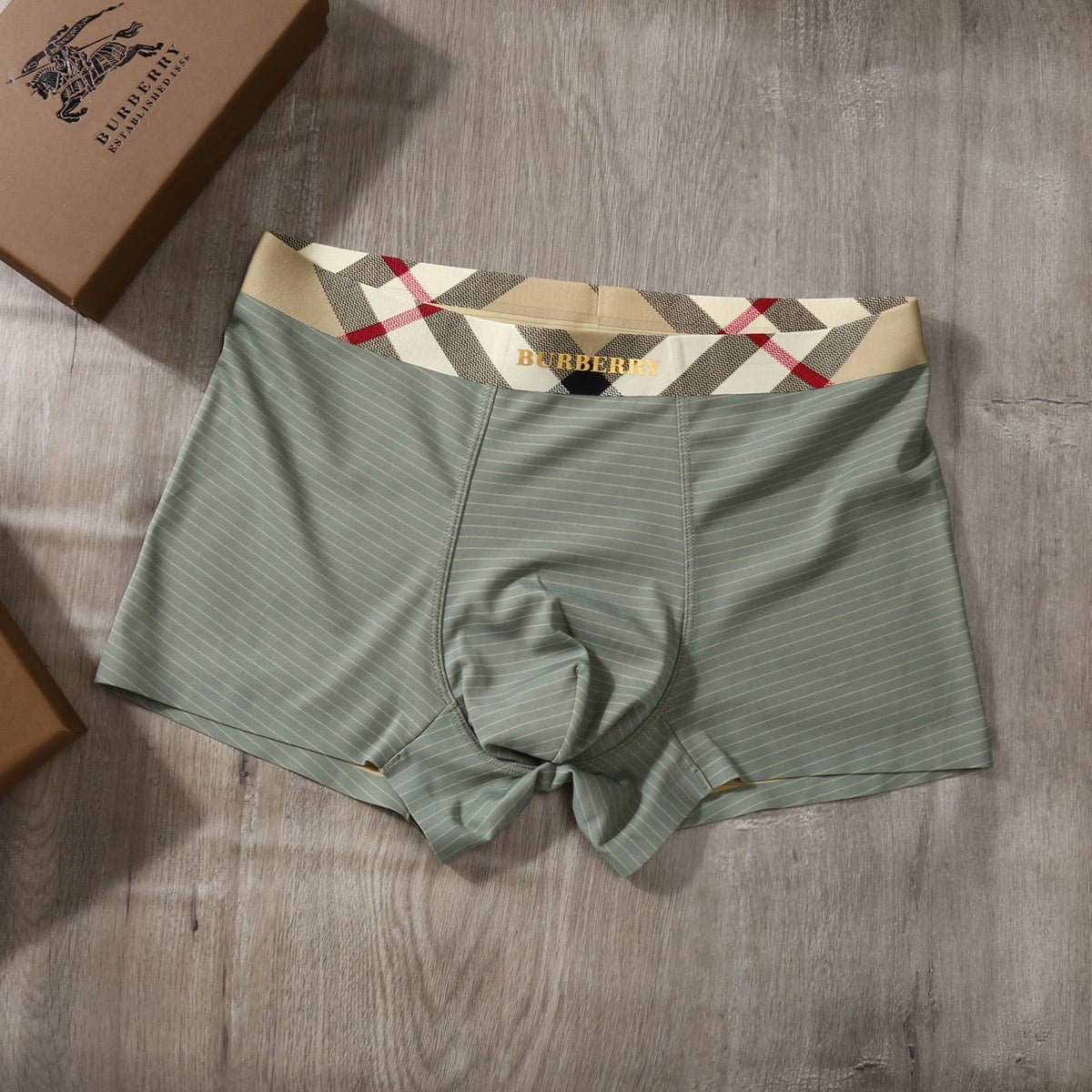 Burberry Ice-Silk Men's Boxer Briefs - 3-Piece Box