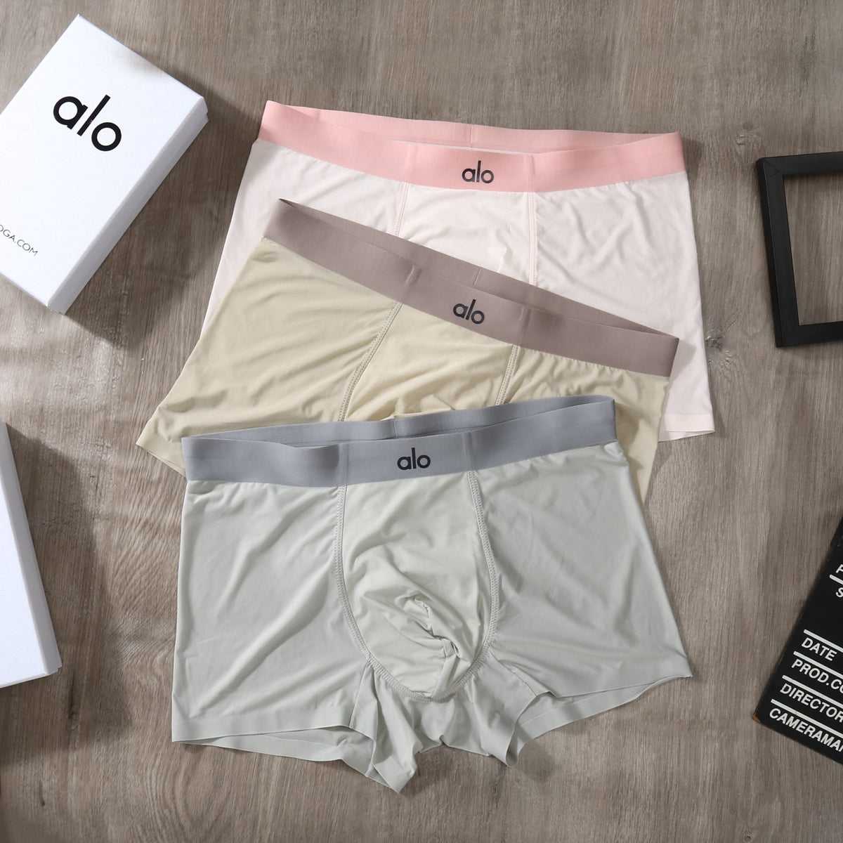 Alo Ice-Silk Men's Boxer Briefs - 3-Piece Box