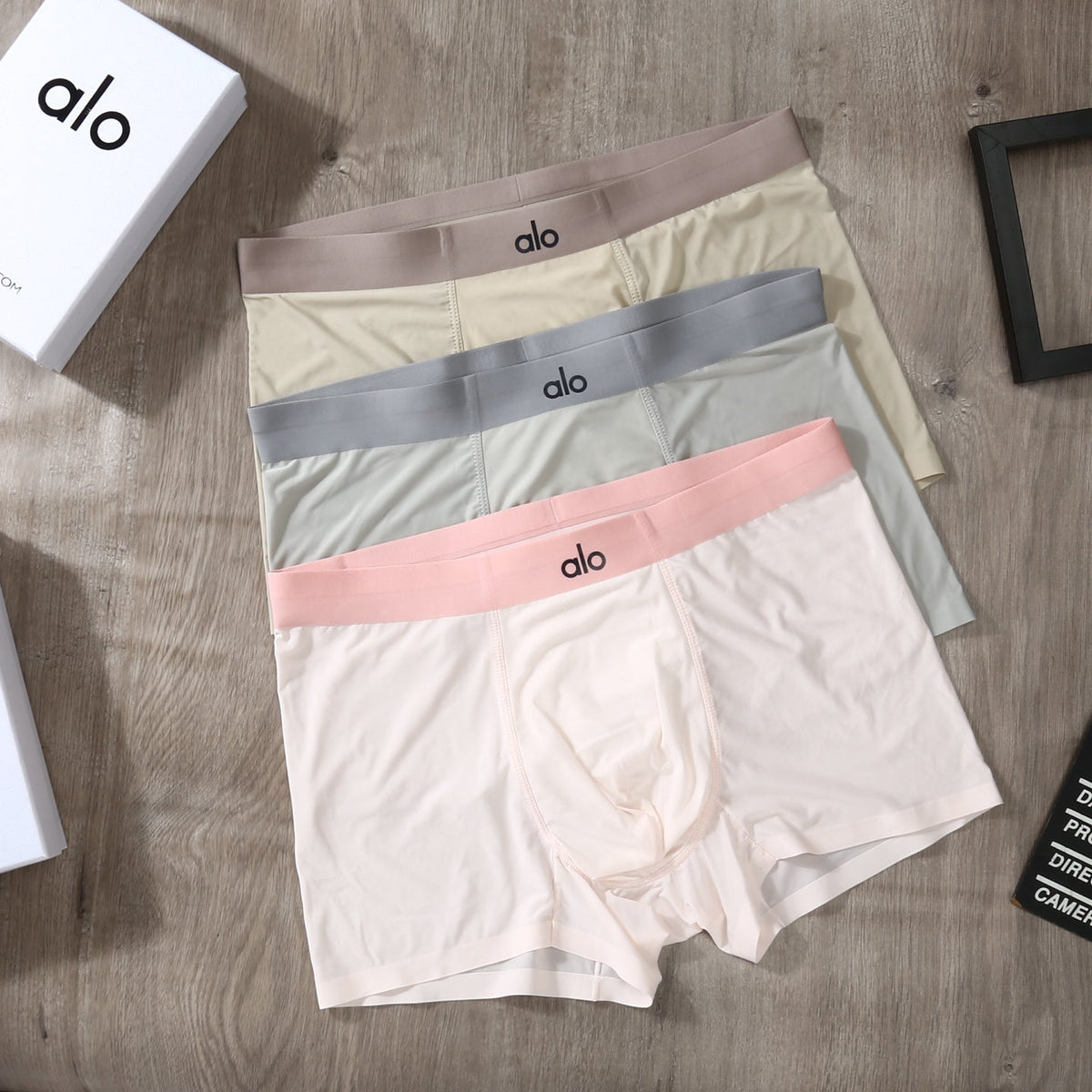 Alo Ice-Silk Men's Boxer Briefs - 3-Piece Box