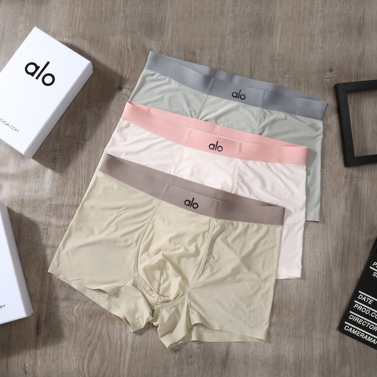 Alo Ice-Silk Men's Boxer Briefs - 3-Piece Box